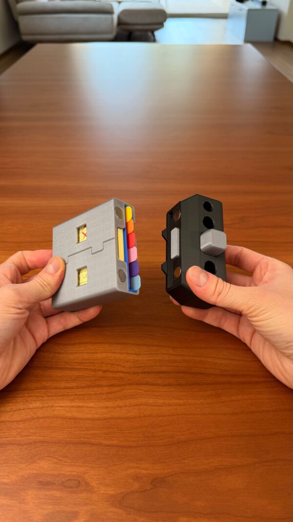 USB Post-it houder met stencils
