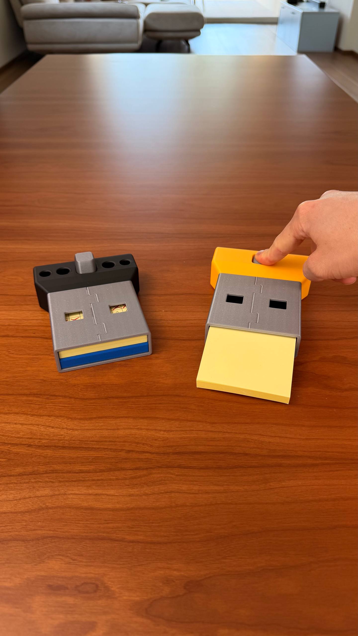 USB Post-it houder met stencils - Afbeelding 4