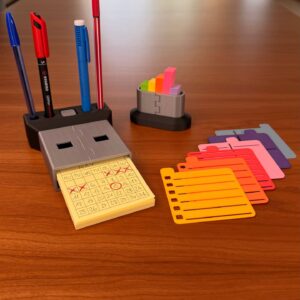USB Post-it houder met stencils - Afbeelding 3