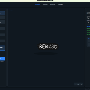 Berk3D Studio BasisLicentie